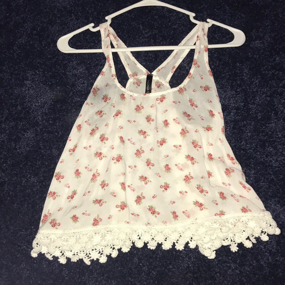 floral tank top